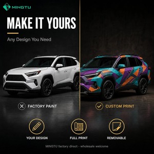 Vinilo para Rotulación de Vehículos con Impresión UV HD Personalizada, Gráficos Removibles para Autos, 1.52x17m, <span class=keywords><strong>3</strong></span> Años de Garantía, Venta al Por Mayor OEM - Product Image 3