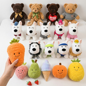 Peluches Personalizados con Logotipo, 8 Pulgadas (20 cm), para Máquinas de Garra, Osos con Suéter, Frutas y Verduras, Juguetes Promocionales, Regalo para Niños - Product Image 1