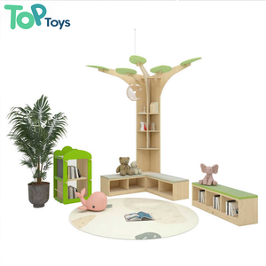 Montessori Kindergarten pädagogische Baum Bücherregal Umwelt Design Verwendung für Kindertag stätte Kindergarten Vorschule Bücherregal - Product Image 1