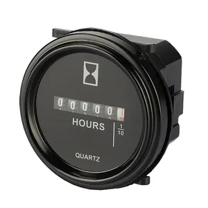 Hour Meter SH-1 Low Price 6 Digit Accurate Quartz Diesel Engine 12V Mechanical 24V Digital Runs Image Hourmeter Hour Meter