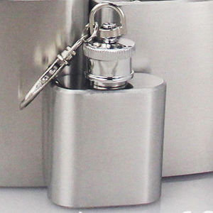 กระติกน้ำสแตนเลสสตีล สลักโลโก้ตามสั่ง ขนาด 1-10 ออนซ์ พกพาสะดวก สำหรับใส่เหล้าวิสกี้ - Product Image 5