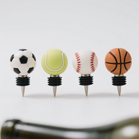 Porte-encens créatif en forme de ballon de sport, encensoir en résine (football, basketball, tennis, baseball), décoration de bureau, 1,5x1,5x1,5 pouces
