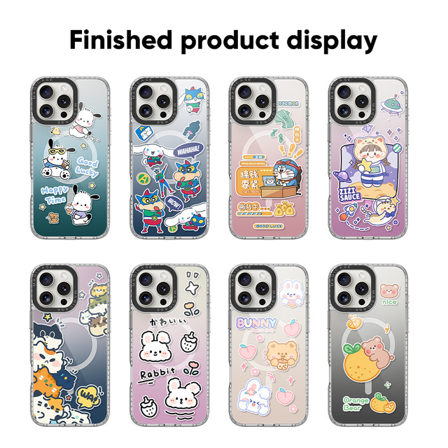 Magnetic Aesthetic Phone Cases for iPhone 15 17 18 Pro Max Shockproof Phone Cover Custom Swappable Back Plate UV Print OEM