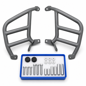 Barres de protection de moto orange personnalisées, tubes cintrés, soudés, revêtement poudré, protection moteur OEM ODM - Product Image 3