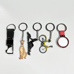 พวงกุญแจโลหะรูปทรงกลมเคลือบทำเป็นของฝากตามสั่งจากผู้ผลิตในจีน - Product Image 5