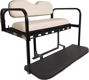 Kit de asiento trasero de carrito de golf a prueba de herrumbre de alta calidad con marco de acero para Club Car Precedent Tempo y carros de golf en adelante - Product Image 2