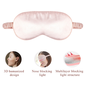 Mascarilla de <span class=keywords><strong>dormir</strong></span> de seda de morera, doble capa, antideslizante, <span class=keywords><strong>para</strong></span> viajes y <span class=keywords><strong>dormir</strong></span> - Product Image 3