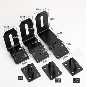 Furniture <b>Lock</b> Stainless Steel 90 Degree Right Angle Buckle Keyless O Type Pin For Desk Drawer Door Window <b>Cabinet</b> - Product Image 1