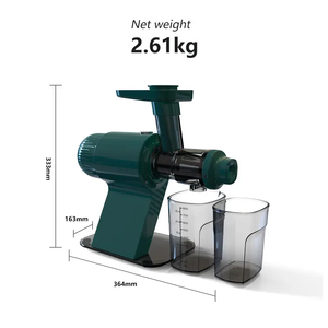 2024 Schlussverkauf leistungsstarker langsamer Entsafter mit Total-Zellstoffkontrolle großer Futter-Schalen-Schalter Arbeitsplatte Fruchtsaftmaschine Quetschmaschine - Product Image 3