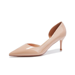 Zapatos de Tacón D'Orsay 6687A, Tacones de Aguja con Punta en Pico, de Charol, Cómodos, para Mujer, Estilo Slip-On, Color Sólido, para Oficina - Product Image 5