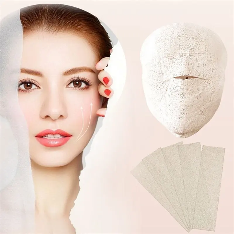 2023z Facial Plaster Peeling Mask Face Slimming Remove Eye Pouch Mummy Plaster Mask Skin Care Facial Skin Tightening Lift Mask