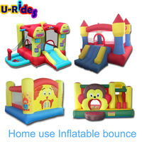 Nouveau design toboggan gonflable pour videur jeu de maison combo gonflable château sautant pour les enfants
