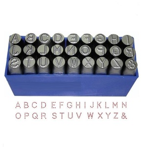 Kit de Sellos para Joyería de 3-10 mm, Código Numérico en Inglés, Cabezal de Acero sin Estampar, Molde de Caracteres de Acero con Puntos de Bajo Estrés - Product Image 3