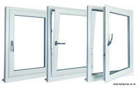 DAIYA fenêtre en aluminium pour toilette avec inclinaison et rotation