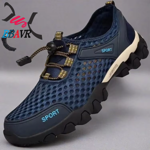 Nouvelle Arrivée 2025 Mocheng Chaussures de Randonnée Extérieures à Séchage Rapide, Décontractées, Robustes, en Maille, pour Hommes, Idéales pour la Course et la Plage - Product Image 1