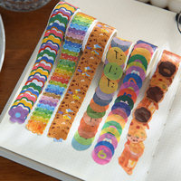 Ruban Washi Personnalisé Mignon et Décoratif pour Scrapbooking, Journal Créatif, Agenda, Autocollants et Fournitures d'Artisanat