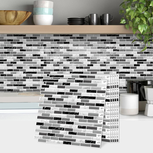 Precio barato gran calidad moderno impermeable autoadhesivo Backsplash azulejo pegatina <span class=keywords><strong>para</strong></span> cocina y sala de estar - Product Image 1