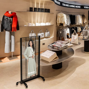 Led di chuyển áp phích hiển thị miễn phí đứng trong nhà hẹp đứng dễ dàng để di chuyển văn bản di chuyển nhà máy bán hàng trực tiếp - Product Image 3