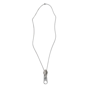 Vente directe usine – Collier à fermeture éclair en acier titane, chaîne de clavicule, bijoux tendance pour le quotidien, été 2024 - Product Image 2
