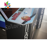Colorfulpark Machine de jeu d'arcade de basketball pliable à monnayeur