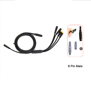 电动自行车电源线 2针 3针 5针 9针 M8 IP65 防水连接器 4合2线 LED灯 - Product Image 4