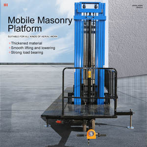 Mesin perancah listrik bergerak 6m portabel dapat disesuaikan penjualan langsung dari pabrik mesin perancah listrik - Product Image 5