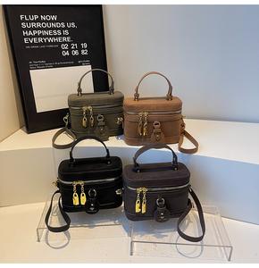 Bolso de Mujer Transfronterizo, Bolso de Mano Premium de Nicho, Bolso Tipo Cubo Vintage, Bolso Bandolera - Product Image 2