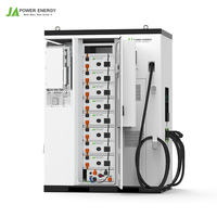 Système de recharge de véhicules électriques à faible consommation d'énergie JApower 60kW 215kWh BESS 80kW 120kW Tout-en-un compatible avec l'onduleur hybride Solis