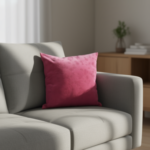 Cojín y almohada de pana jacquard rosa Panamá 50*50 - Product Image 2