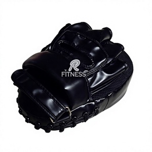 RC Fitness Wear Curved Punch Pads with Thick Foam Padding Durable Leather Professional Boxing Focus Mitts - Product Image 1