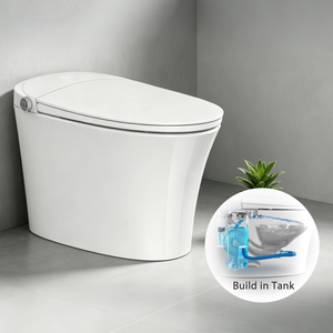 Inodoro Inteligente Integrado de Cerámica Blanca TA-X569DF TEJJER, con Tanque Incorporado, para Uso Comercial y Hoteles, Sanitarios - Product Image 1