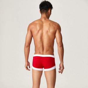 Calzoncillos Bóxer ajustados de seda helada de nailon para hombre de buena calidad con diseño original, pantalones cortos ajustados con logotipo personalizado, ropa interior transpirable informal para adolescentes y niños - Product Image 4
