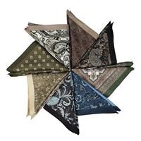 Pochette de costume en soie Paisley couleurs assorties, mouchoir de mode pour homme, ensemble d'accessoires de costume, logo personnalisé pour boutique de vêtements pour hommes