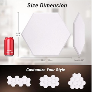 Manufacturers Wholesale High Density Acoustic <strong>Wall</strong> <strong>Panels</strong> Felt Soundproof Self <strong>Adhesive</strong> Hexagon Self-<strong>adhesive</strong> Acoustic <strong>Panel</strong> - Product Image 4