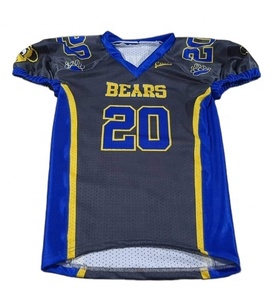 Digital Print Breathable Anti-Bacterial Plus Size American Football Uniform Jersey Pant Twill Hot Sales Wears World - Product Image 1