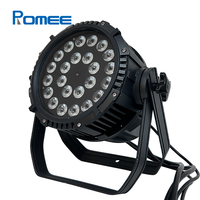 Lumière imperméable polychrome DMX512 de pair de 24*10w RGBW 4in1 LED avec la coquille en aluminium pour l'éclairage de lavage d'étape de spectacle d'événement de Concert de DJ