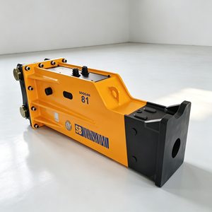 Martillo Hidráulico Silencioso Tipo Caja SOOSAN SB81 para Excavadoras de 18-26 Toneladas, Demolición de Roca y Construcción - Product Image 1