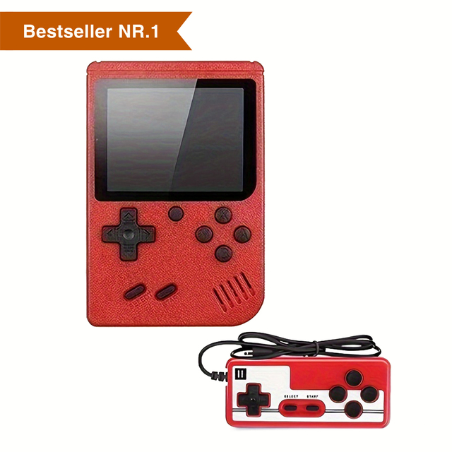 Console Support TV Two Players 400 in 1 Portable Mini Retro Game Console HD Screen Retro Gaming Console