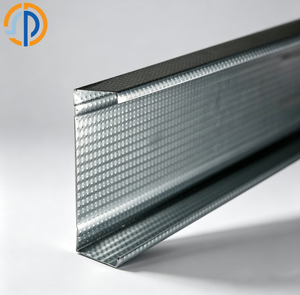 Poste Metálico Ligero de Acero Galvanizado <span class=keywords><strong>Anticorrosivo</strong></span>, Perfil Laminado en Frío para Drywall, Divisores y Construcción en Seco - Product Image 2