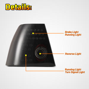 Winjet โรงงานไฟท้าย Led ไฟท้ายไฟท้ายสำหรับโฟล์คสวาเก้น <span class=keywords><strong>Jetta</strong></span> 1999 2000 2001 <span class=keywords><strong>2002</strong></span> 2003ไฟท้าย - Product Image 2