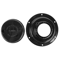 Couvre-venteau d'évacuation des eaux usées pour toit de camping-car, avec vis, pour tuyaux de 1 à 2-3/8 pouces de diamètre extérieur, compatible avec les camping-cars, remorques et motorhomes