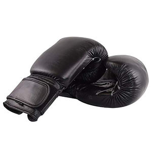 Gants de boxe avec impression personnalisée du logo Gants de boxe professionnels en cuir de vachette synthétique Gants d'entraînement de combat Gants de boxe en gros - Product Image 4