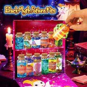 Ensemble de flacons de potion de petite sorcière magicienne, jouets DIY, jouets magiques à l'eau, cadeaux magiques, <span class=keywords><strong>expérience</strong></span> <span class=keywords><strong>scientifique</strong></span> - Product Image 2