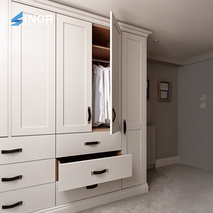 Armario de Almacenamiento Rústico de Madera Maciza, Independiente, de Gran Capacidad, con Acabado Impermeable, Ideal para Hogares de Estilo Campestre - Product Image 3