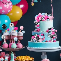 108 pièces couleurs gracieuses boules Topper gâteau ballons Cupcake Topper bricolage mousse gâteau boules cuisson mariage anniversaire anniversaire décor