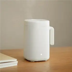 Penanak Nasi Mini, Multi-fungsi Menebal Keramik Glasir Non-Stick Peralatan Rumah Mesin Memasak Membuat Sup Bubur 0.8L