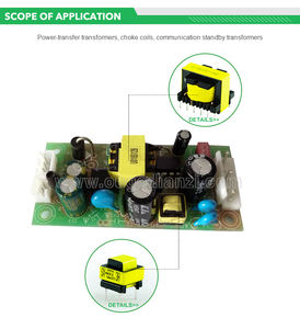 制造Ee33电子电力变压器中国卧式7 + 7黄色酚醛环形工业电源 - Product Image 4