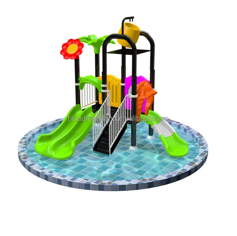 Parco giochi all'aperto piccolo parco acquatico parco acquatico scivolo giocattoli scivolo d'acqua in fibra di vetro scivoli per piscina per bambini e adulti