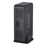 Cargador GaN de 240W con 8 Puertos Adaptador Universal PD 100W 30W QC3.0 USB 18W Estación de Carga Rápida de Escritorio para Viaje US EU UK AU