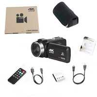 Kamera Video Digital 4K WIFI dengan Zoom 18X, Layar Sentuh Putar 3.0 Inci, untuk Video dan Foto